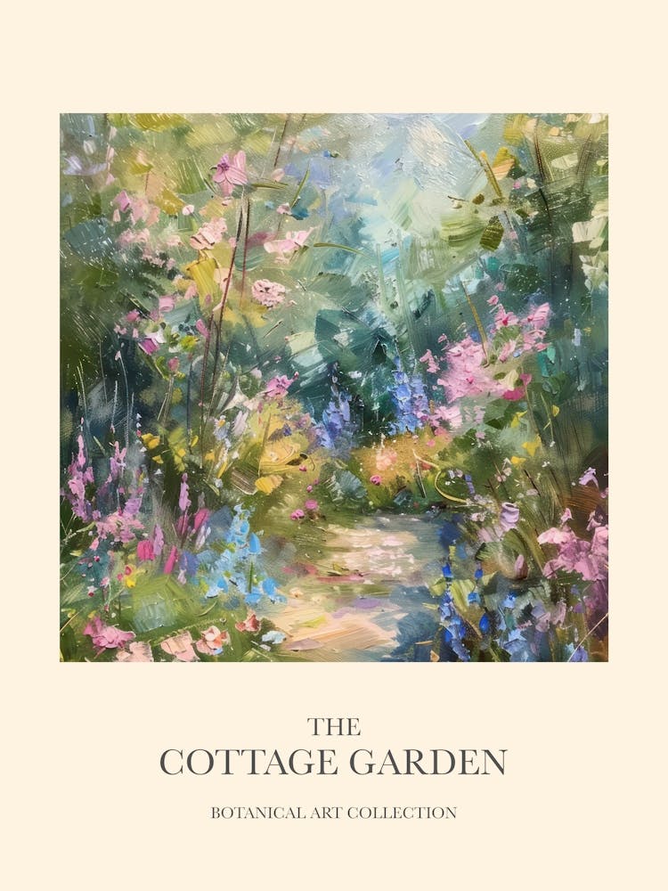Cottage Garden Poster Wild Garden 9