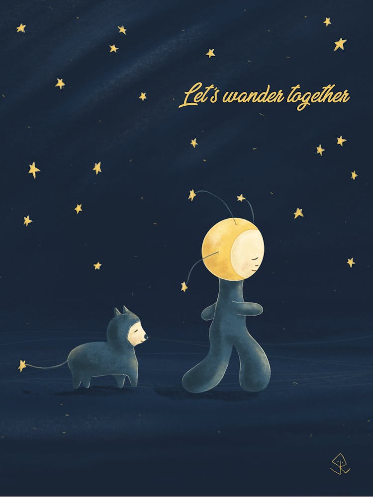 Fool Moon and his friend