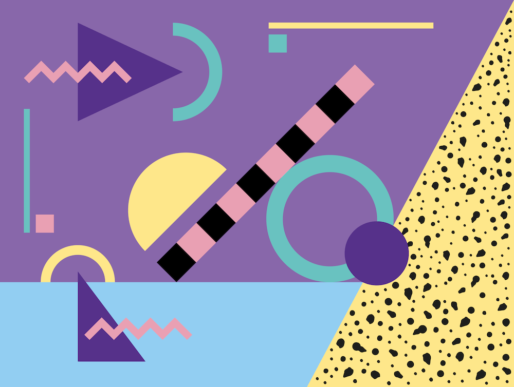 Memphis Pattern Retro Synthwave 80s Vintage 90s Dreamwave Artwork