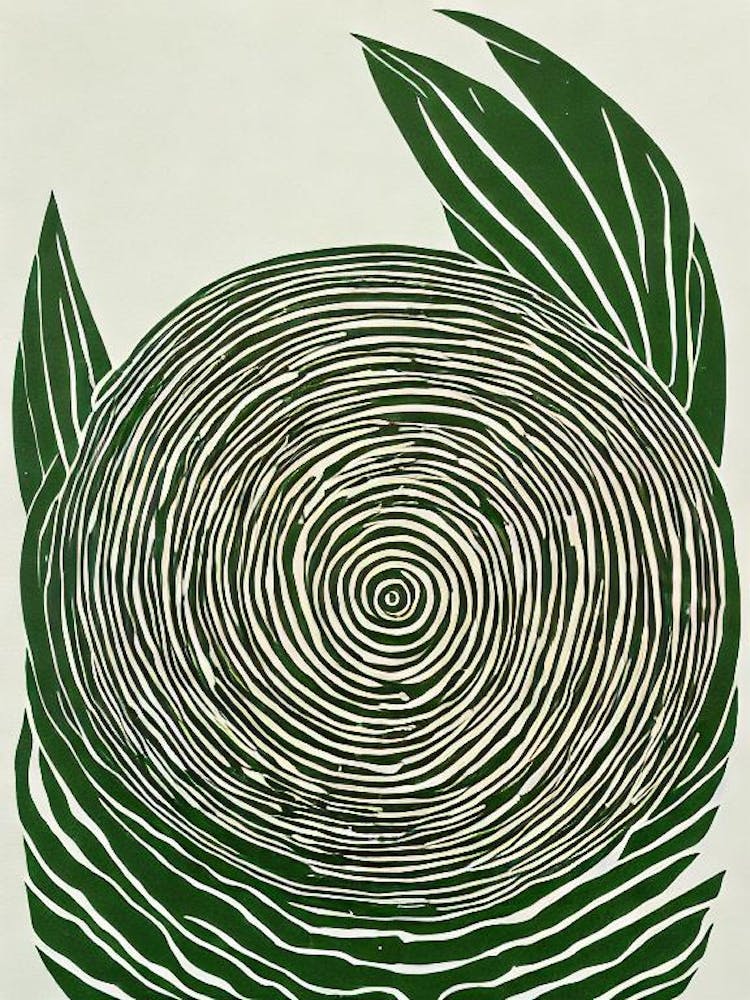 Porites Linocut