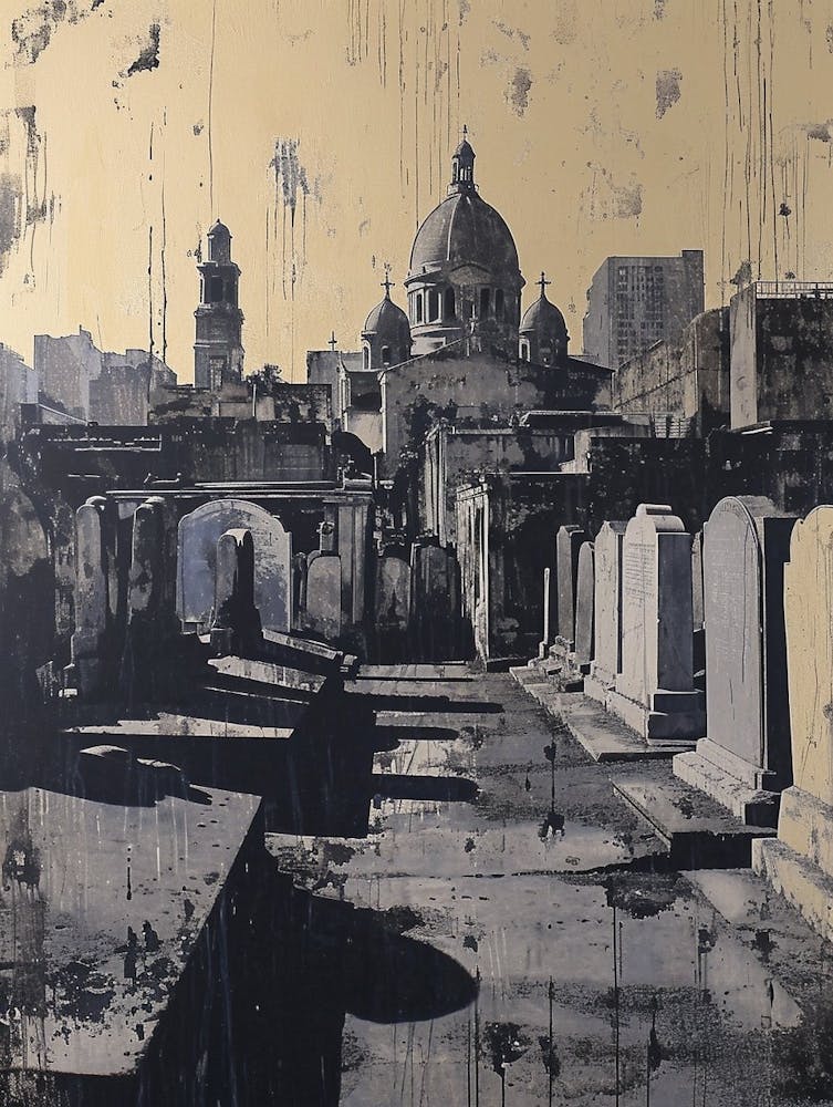 St Louis Cemetery No 1 Painting 2