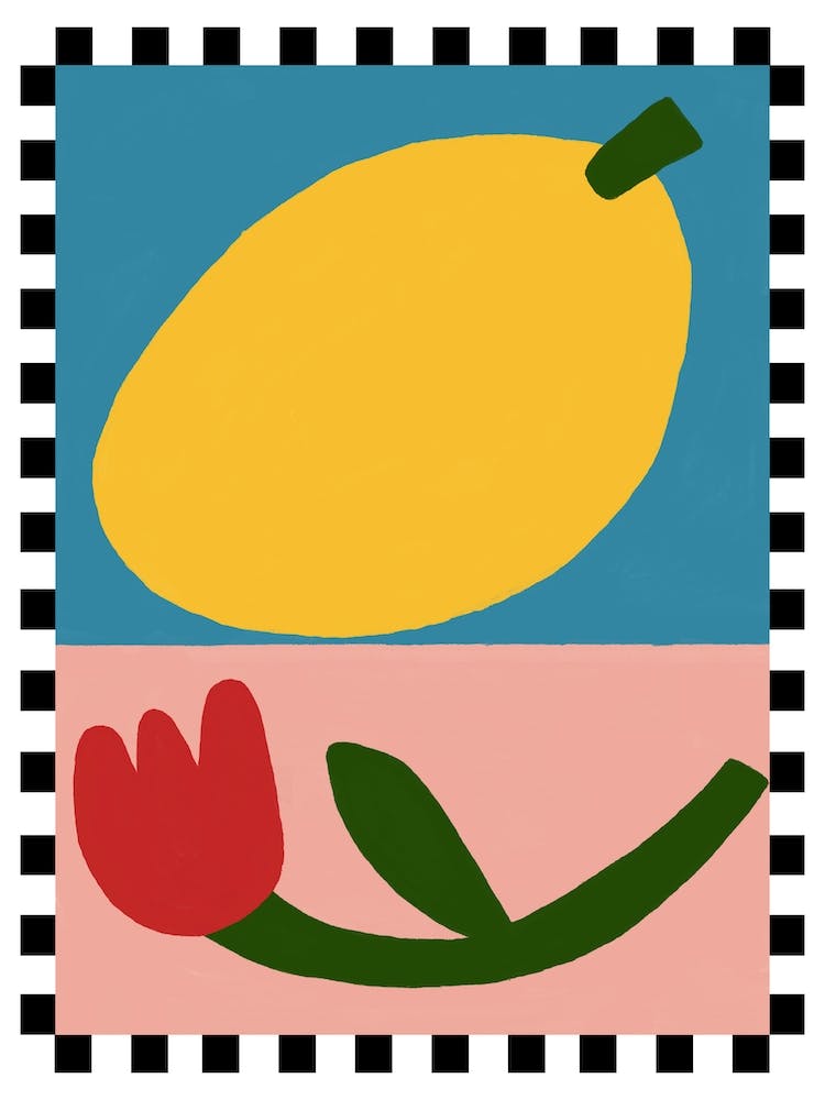 Lemon And Tulip