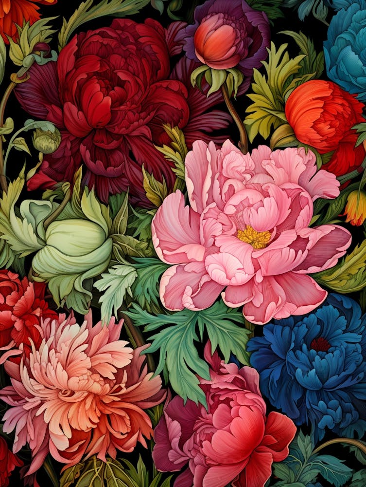 Peonies Wallpaper 1