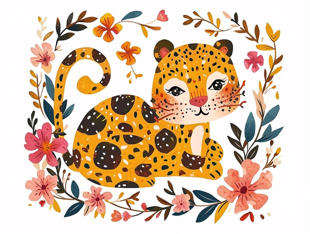 Little Floral Jaguar 2