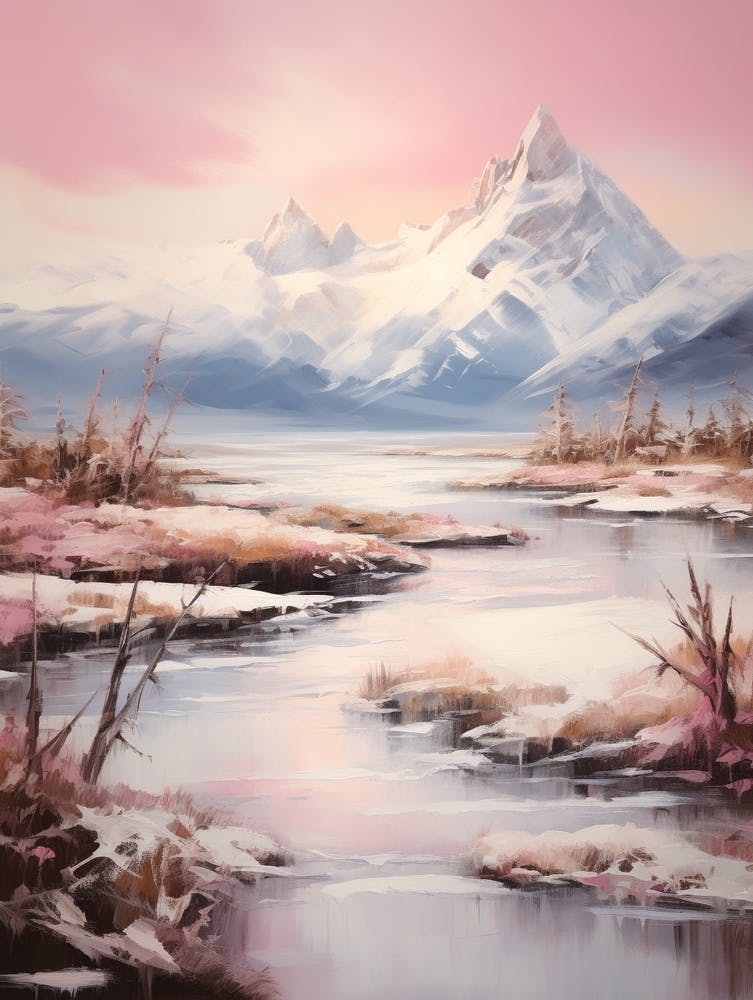 Dreamy Winter Painting Patagonia Argentina 2