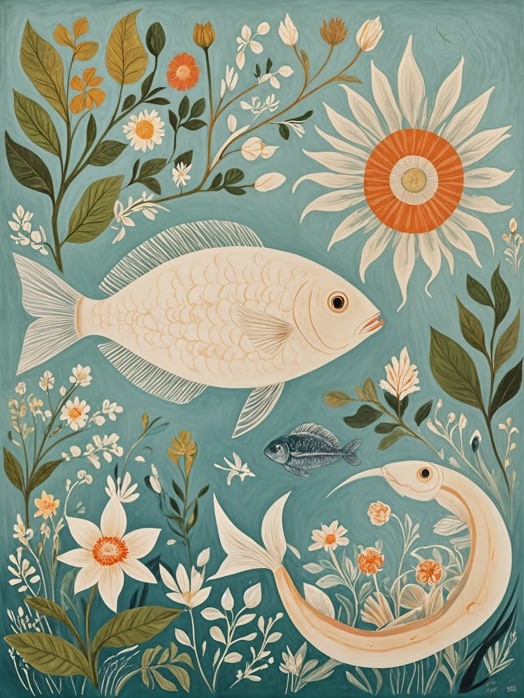 Fish And Flowers 1