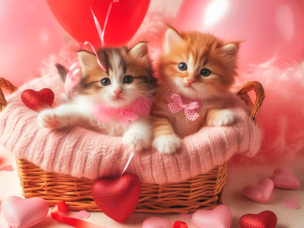 Kittens In A Basket 2