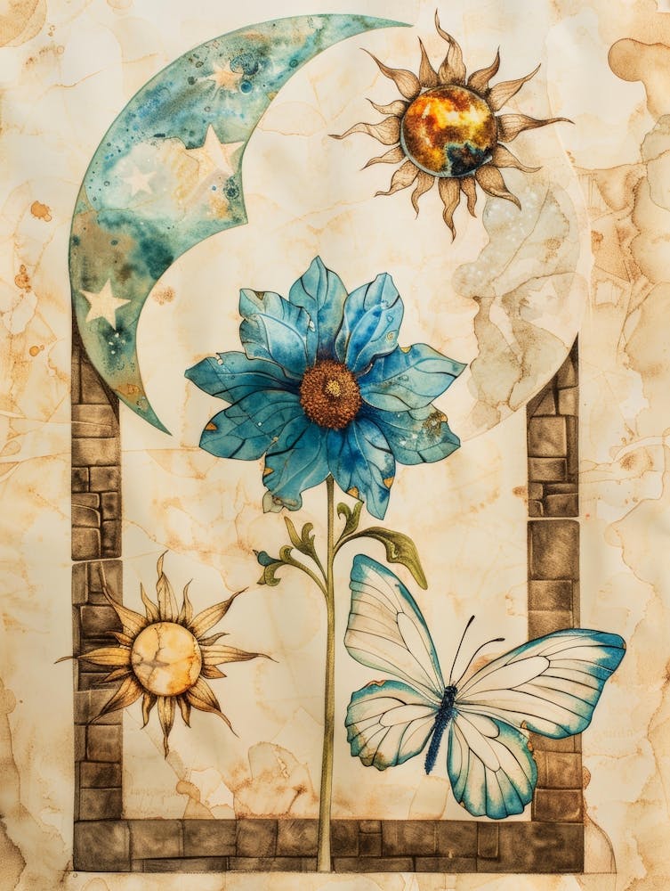 Butterfly And Flower