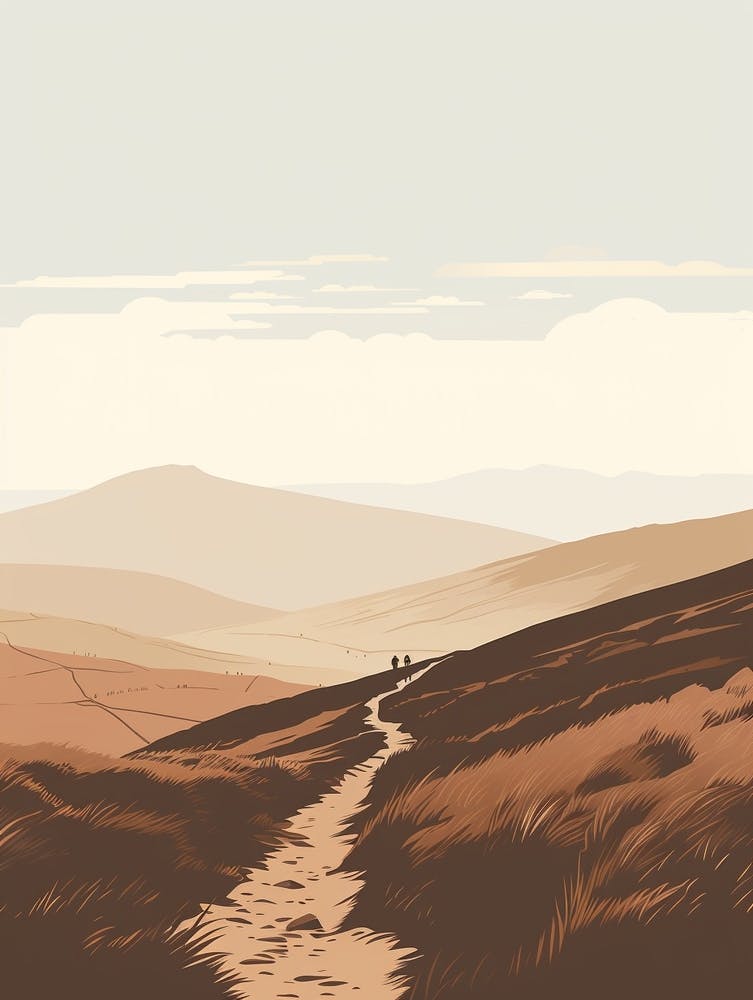 The Pennine Way Scotland 1 Hiking Trail Landscape