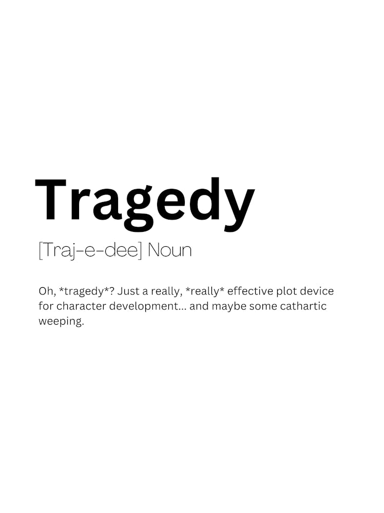 Tragödie Definition Bedeutung