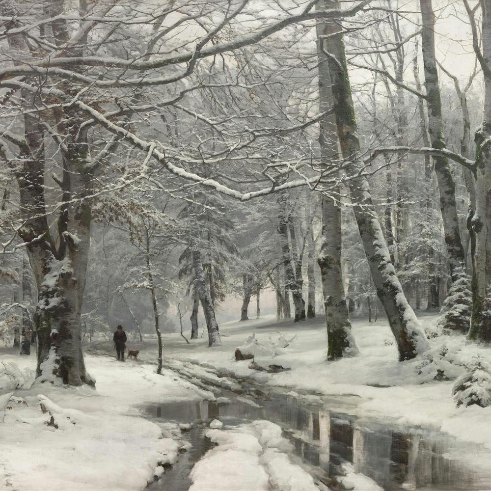 Thaw Forest Stream Square