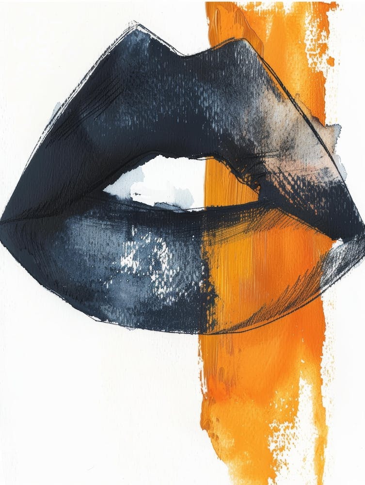Lips Canvas Print