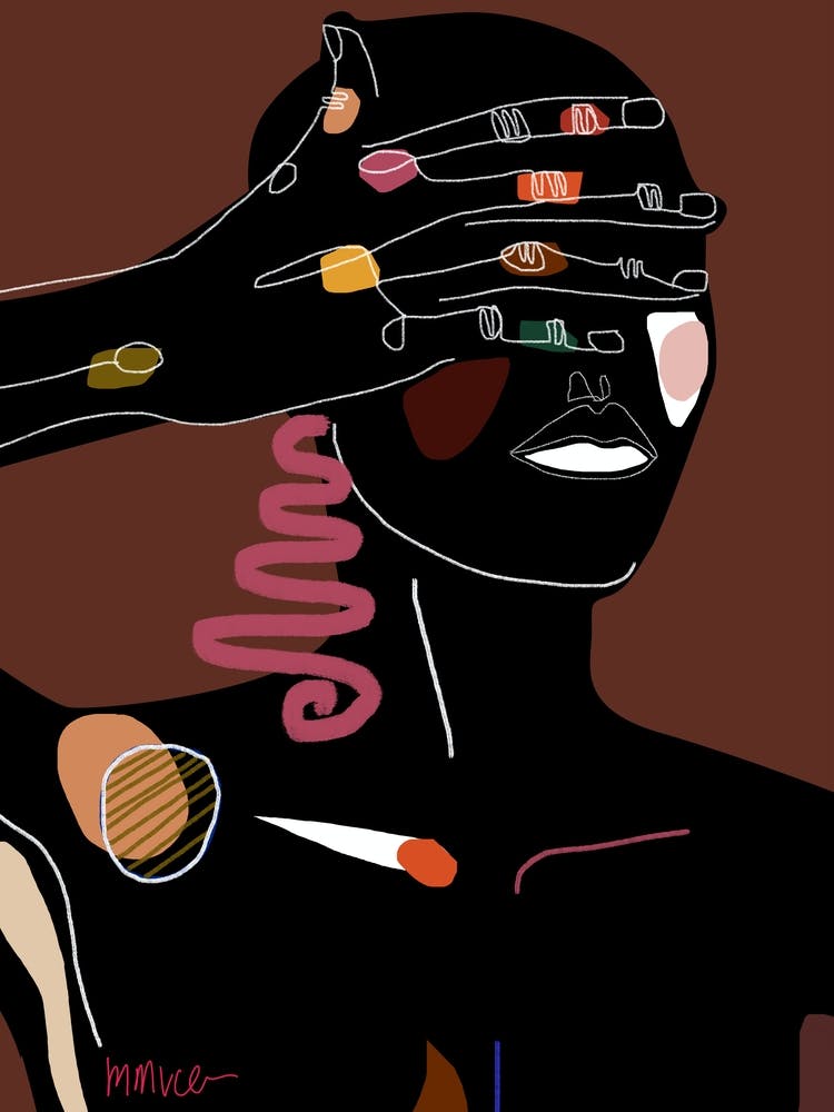 line portrait by mmvce 1