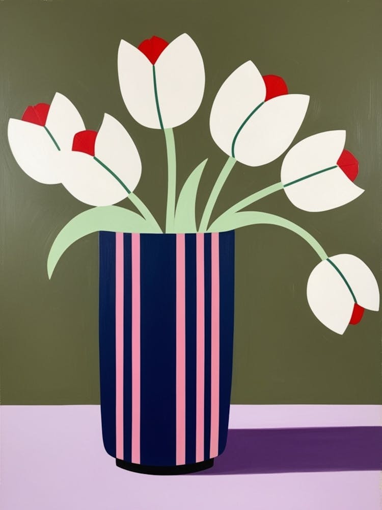 Tulipes Dans Un Vase 19