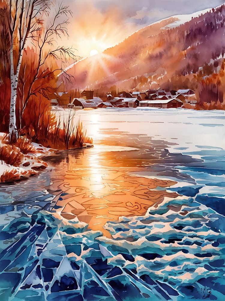 Lac gelé
