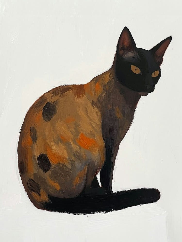 Balinese Cat Painting 1