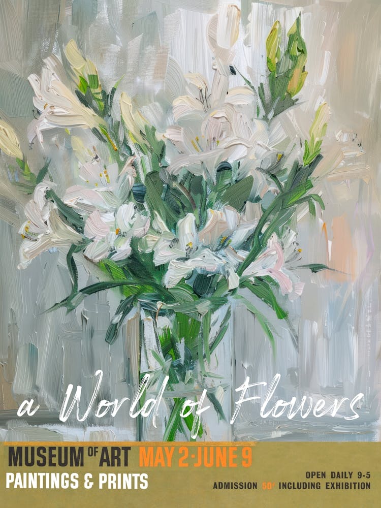 A World Of Flowers, Van Gogh Exhibition Freesia 1
