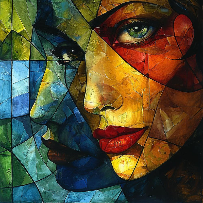 Two Women'S Faces 1