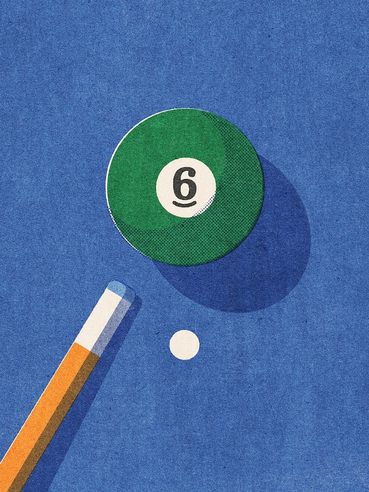 BALLS Billiards - ball 6