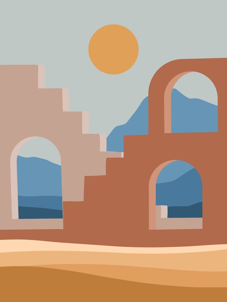 Ruins In The Desert 1