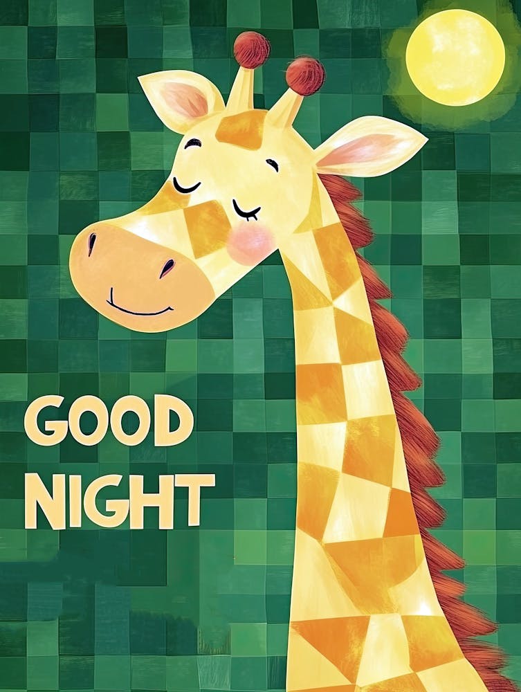 Fluffy Wonders Good Night Children S Prints & Kids Posters