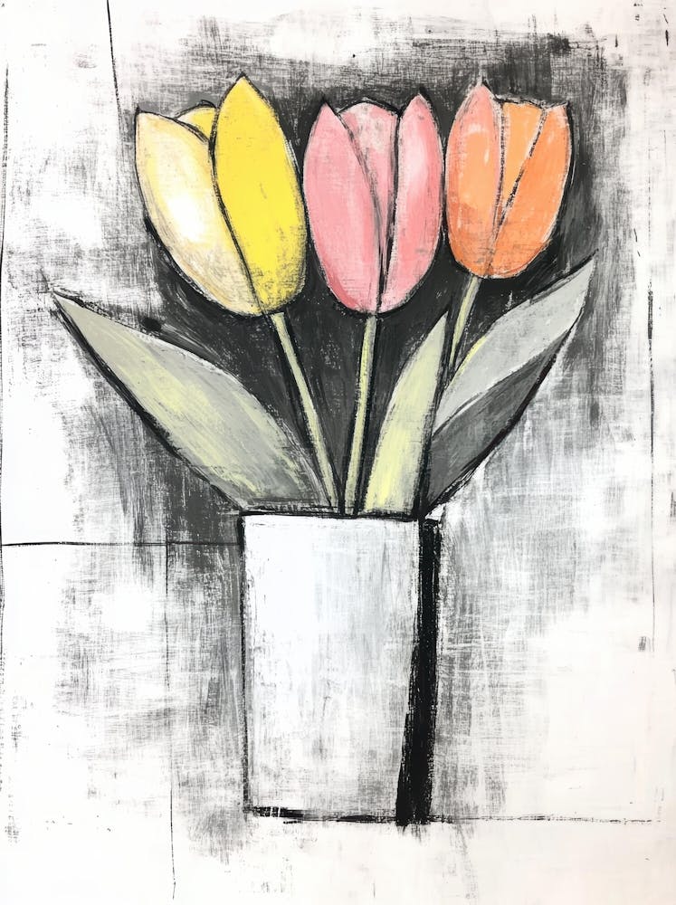 Tulips In A Vase 94