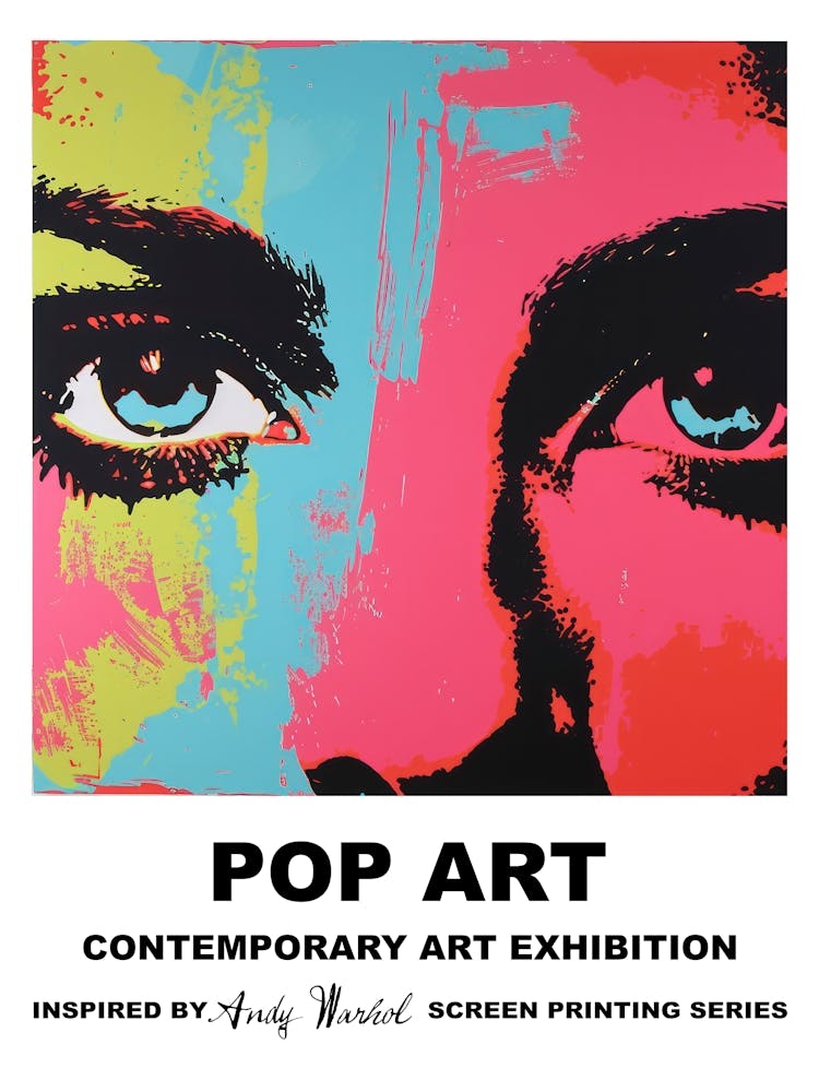 Poster Eyes Pop Art 4