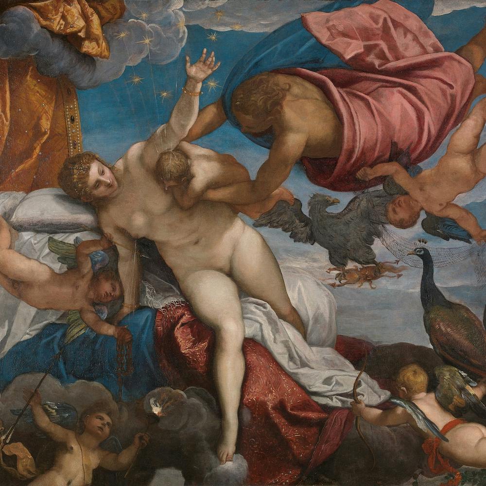 The Origin Of The Milky Way, Jacopo Tintoretto Square