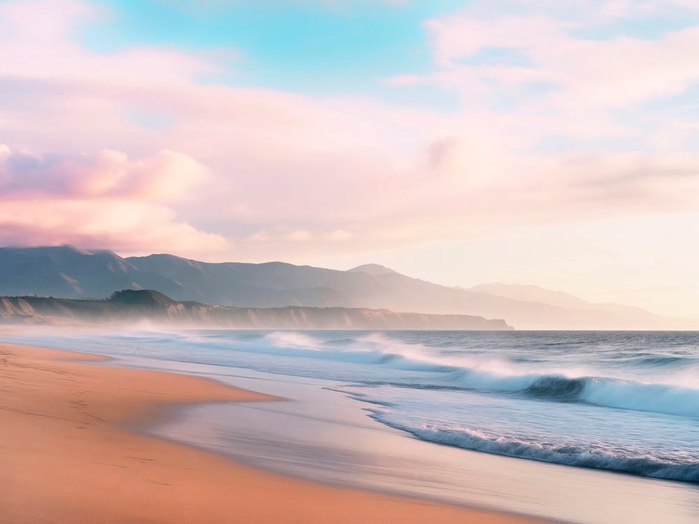 California Dreaming - Morning Quiet Beach