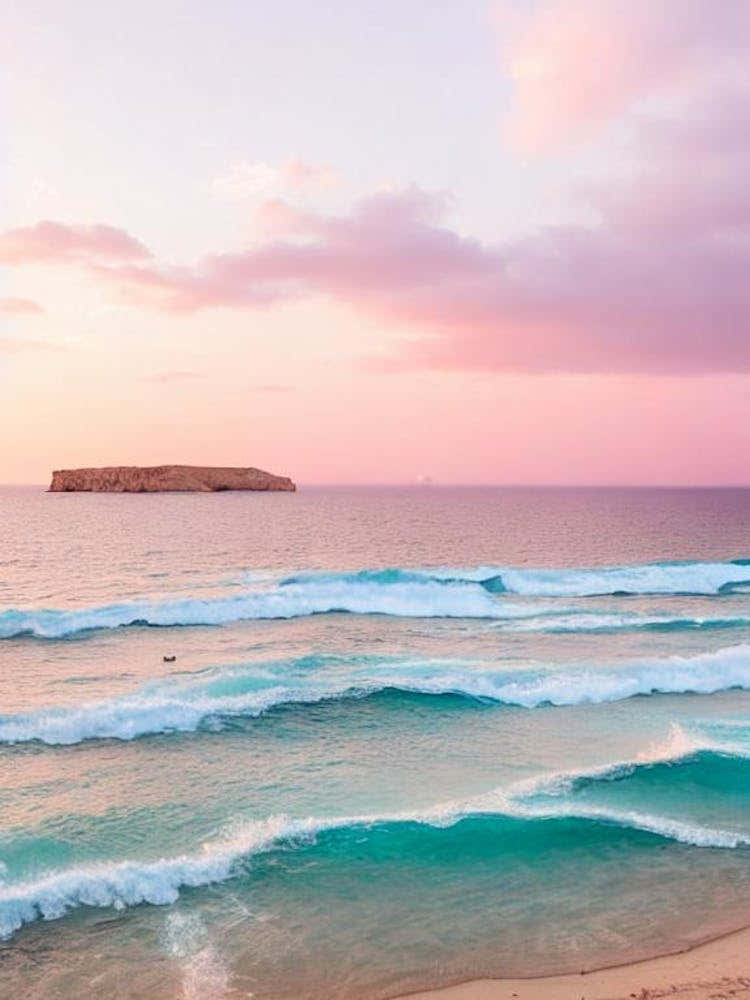 Kleftiko Beach, Milos, Greece Pink Photography 1