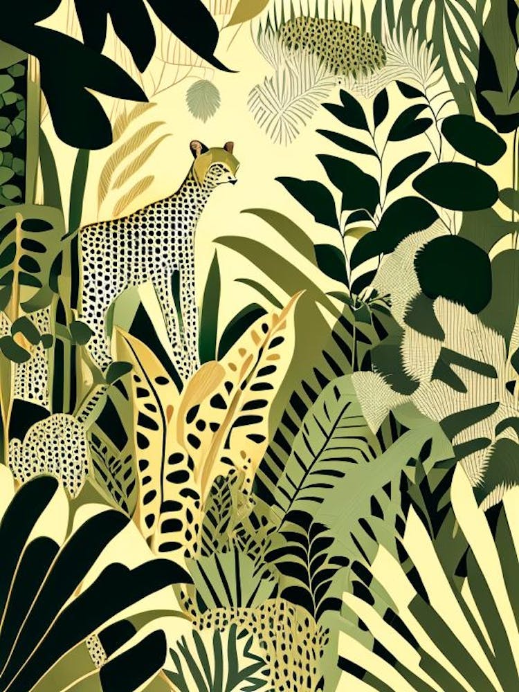 Jungle Patterns 1 Rousseau Inspired
