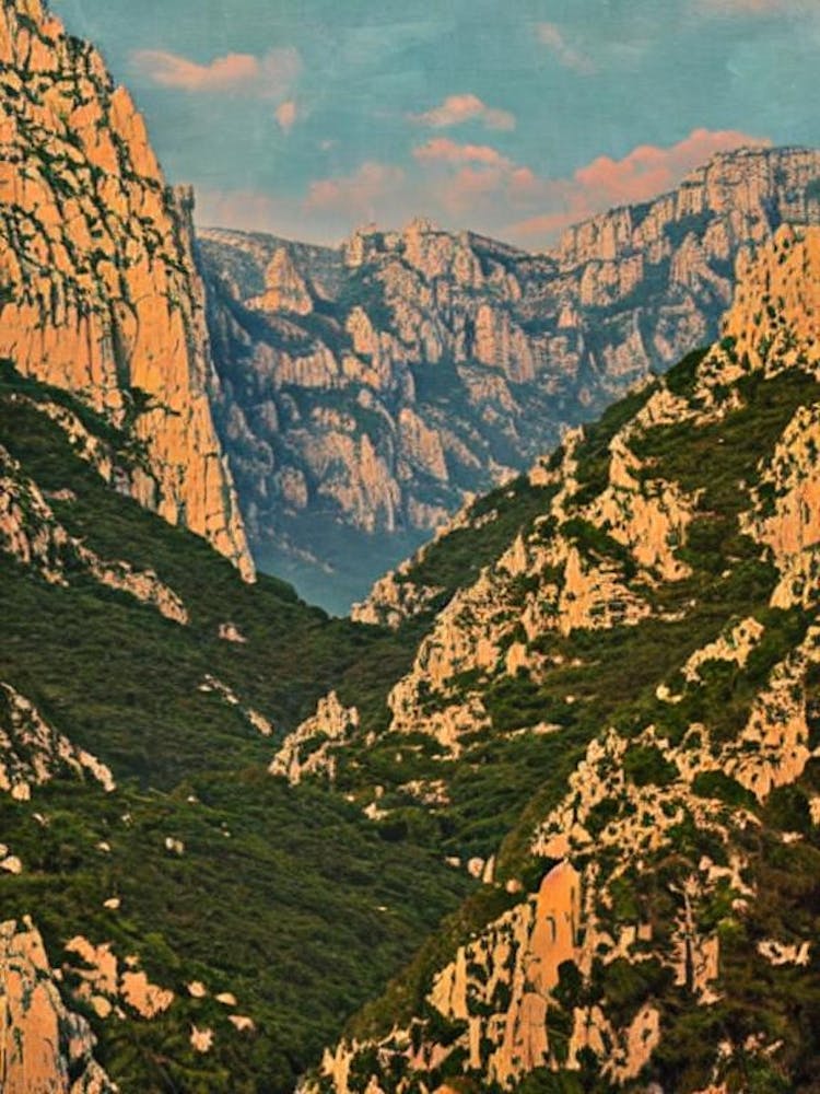 Calanques National Park 2 France Vintage Poster