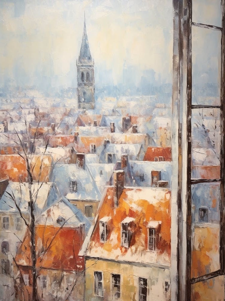 Winter Cityscape Bruges Belgium 2
