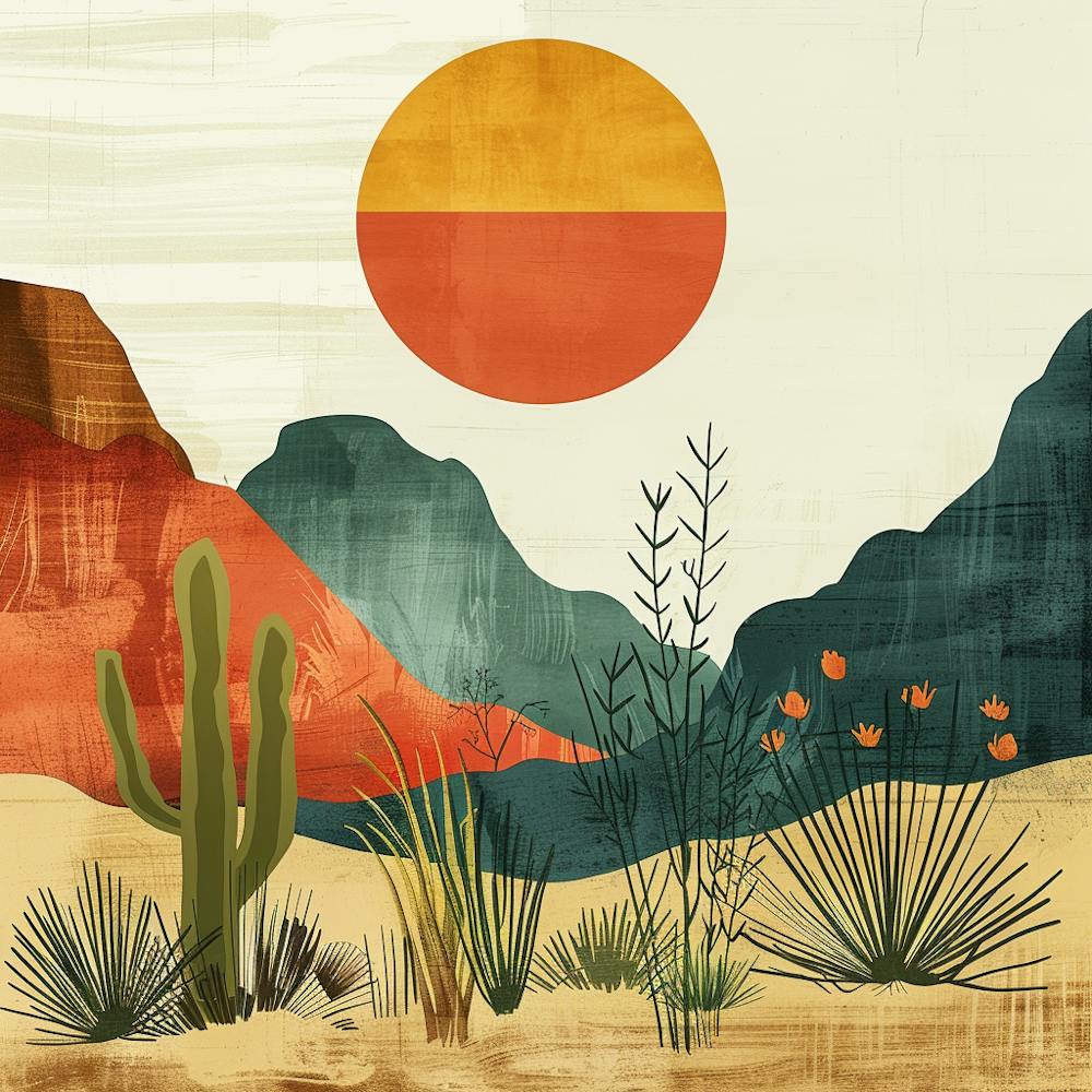 Desert Canvas Print
