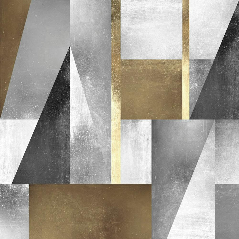 Gold and metal geometry 9