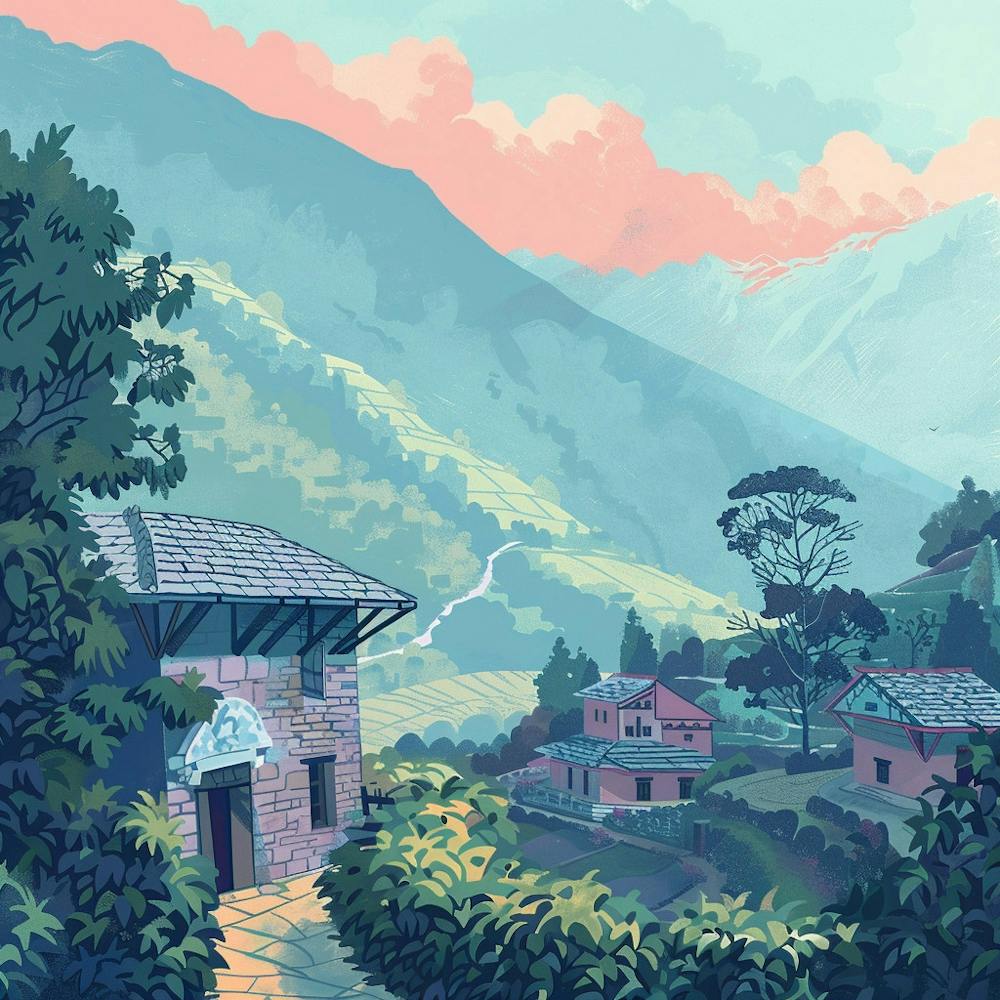 Village In The Mountains 4