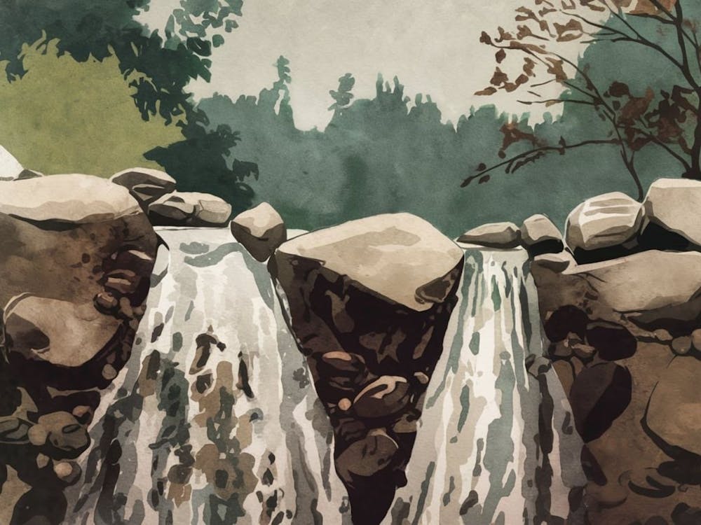 Waterfall art