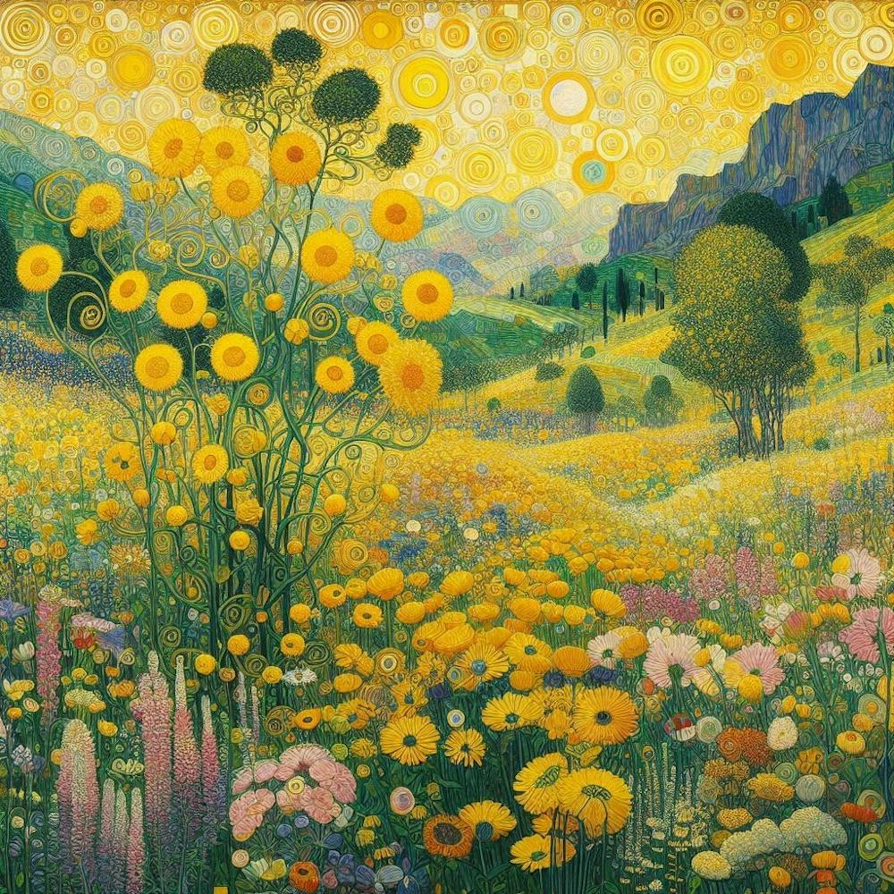 Sunflowers In The Meadow