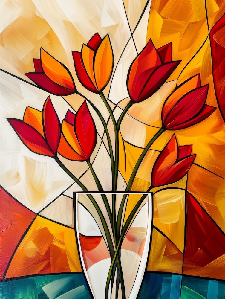 Tulips In A Vase 32