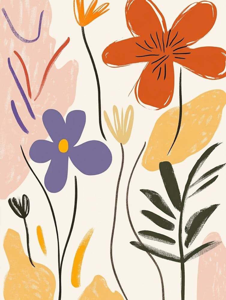 Abstrakte Blumen 90