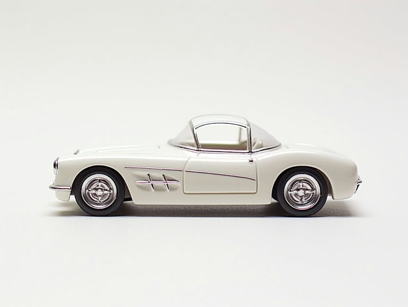 Toy Car 55 Corvette White