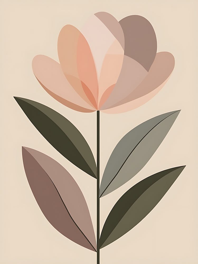 Vintage Botanical Beauty in Warm Tones