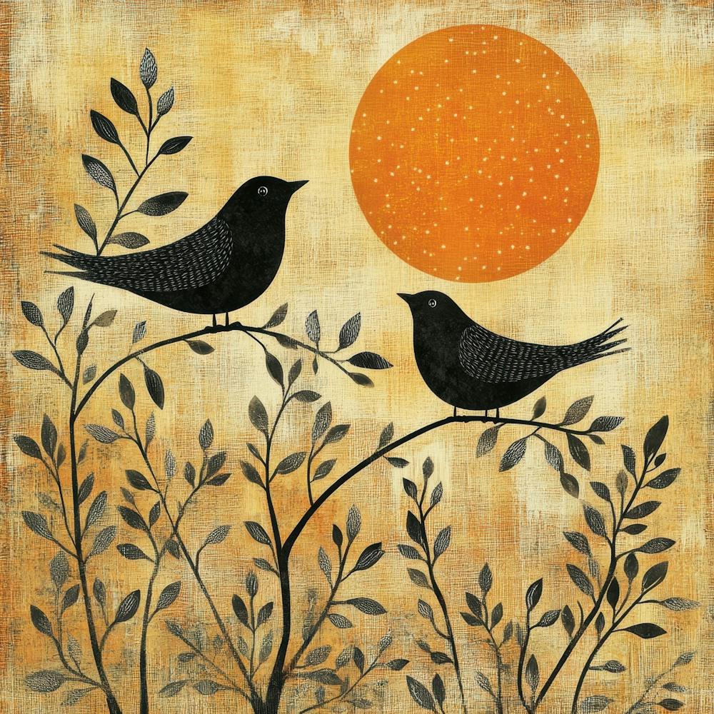 Birds On A Branch 5