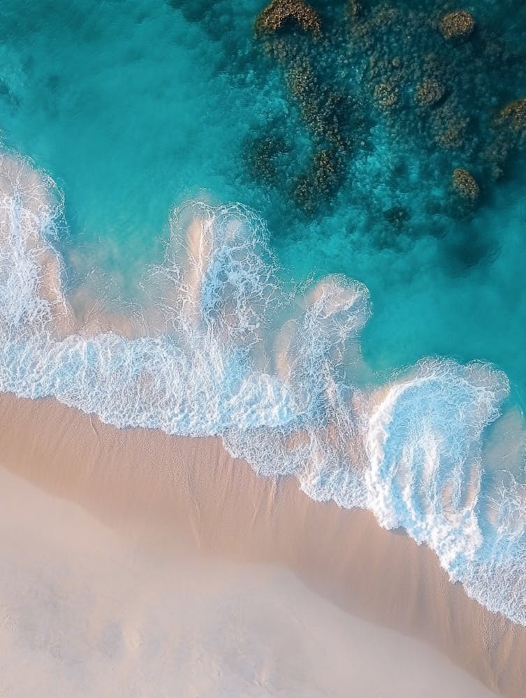 Aerial View Of A Beach 143