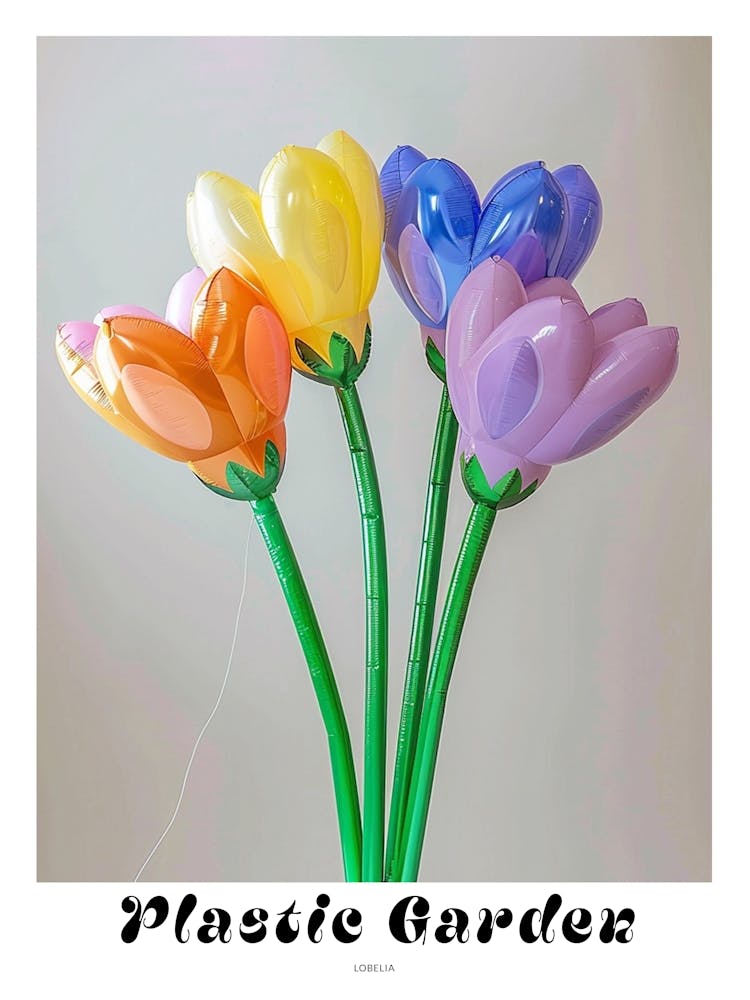 Dreamy Inflatable Flowers Poster Lobelia 1