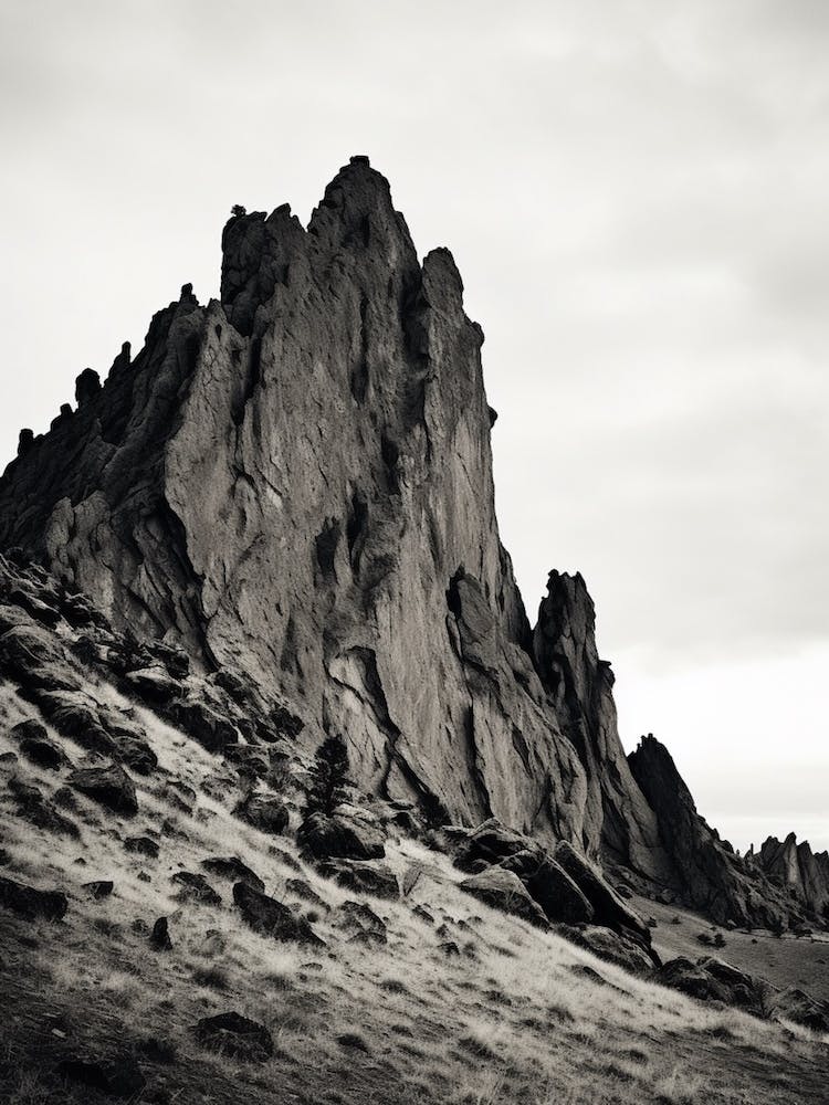 Colorado, Black And White Analogue Photograph 3