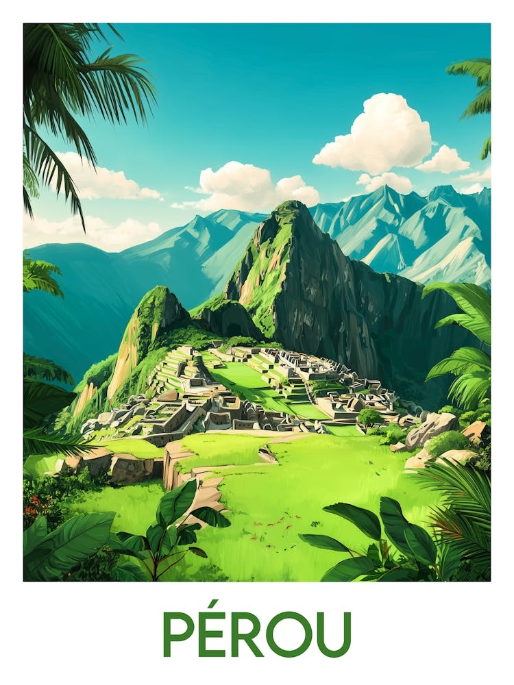 Affiche de voyage Pérou 1