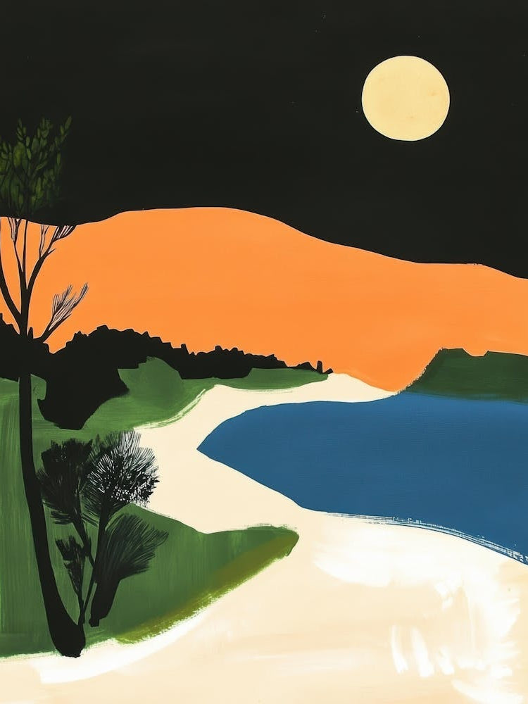 Moonlight On The Beach