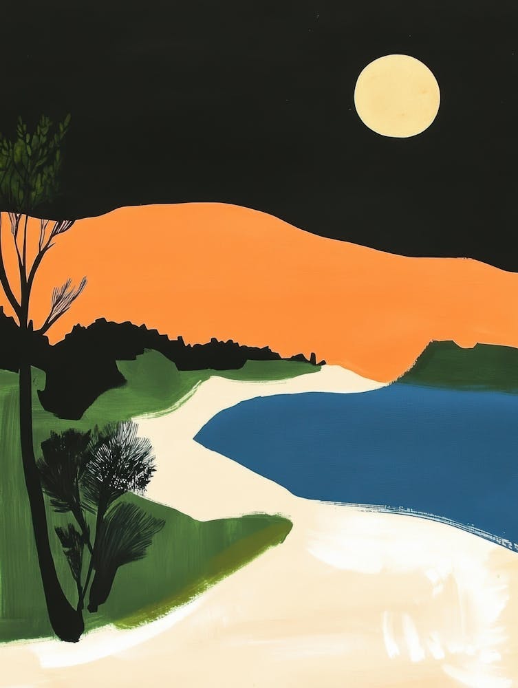 Moonlight On The Beach