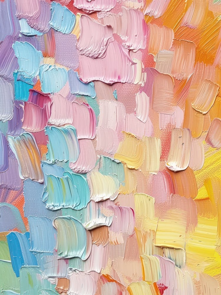 Pastels Impasto Strokes 5